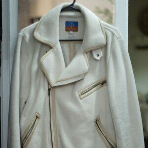 Opening Ceremony - Fleece Moto Jacket (Size S)
